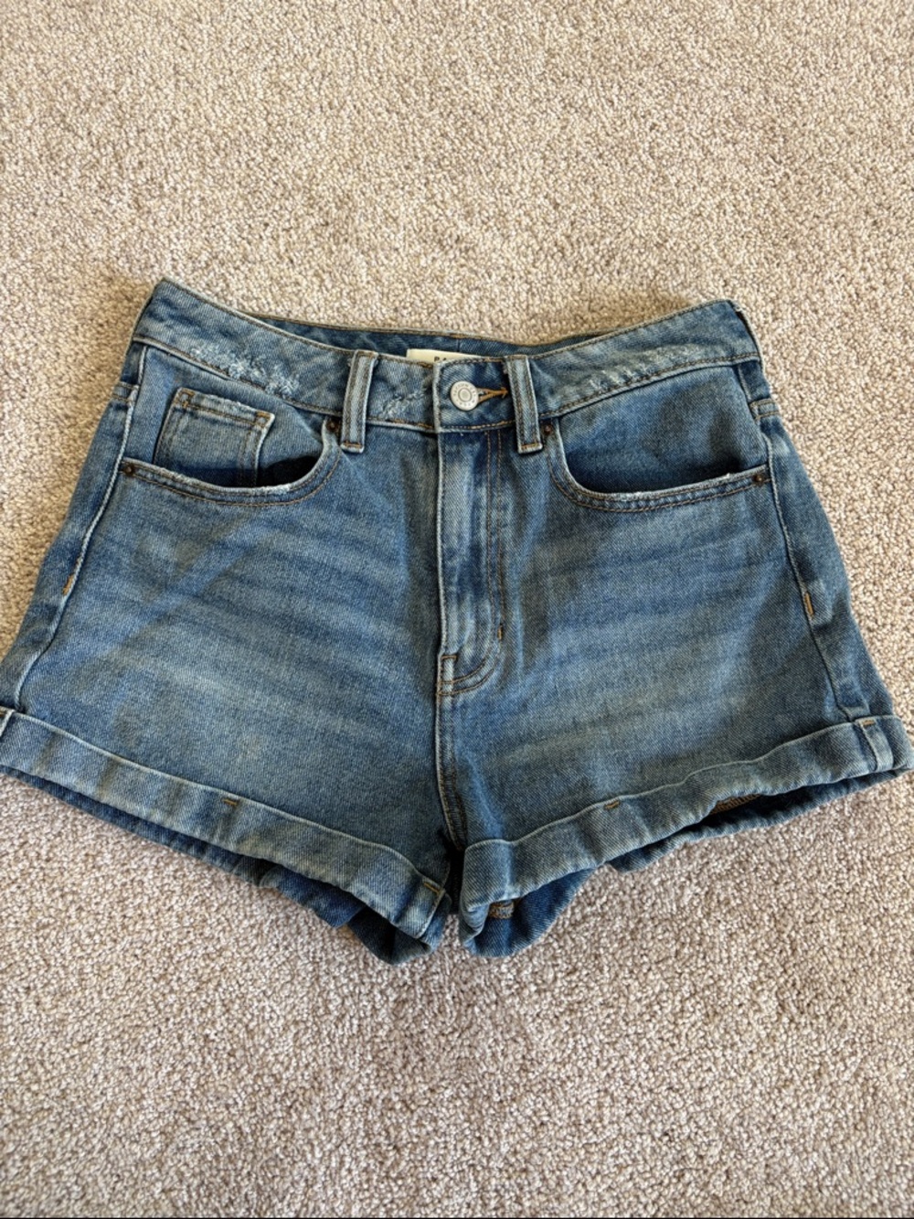 PAC SUN Women's Blue Denim Shorts